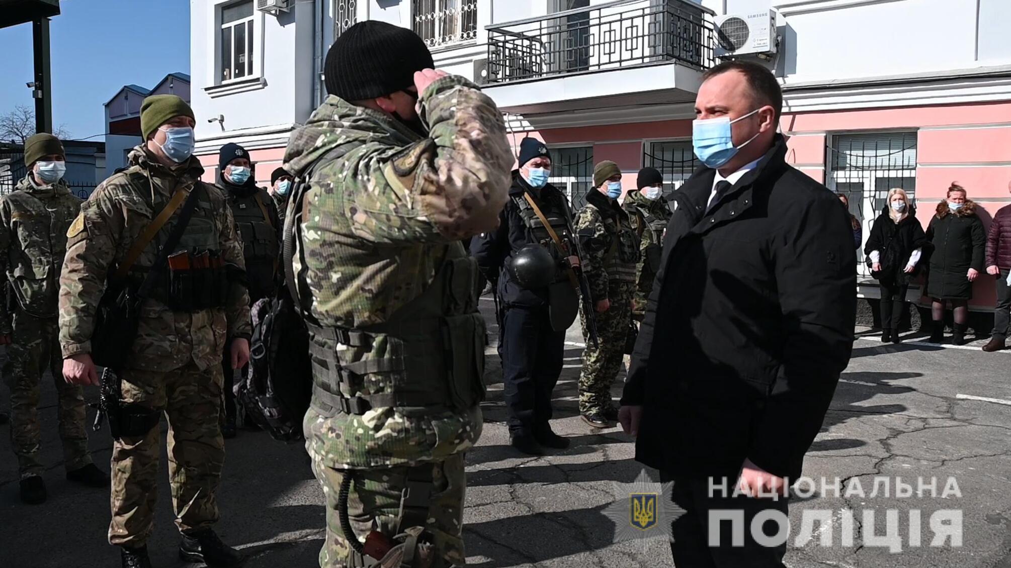 На Полтавщині зведений загін поліцейських вирушив у зону проведення Операції Об’єднаних Сил