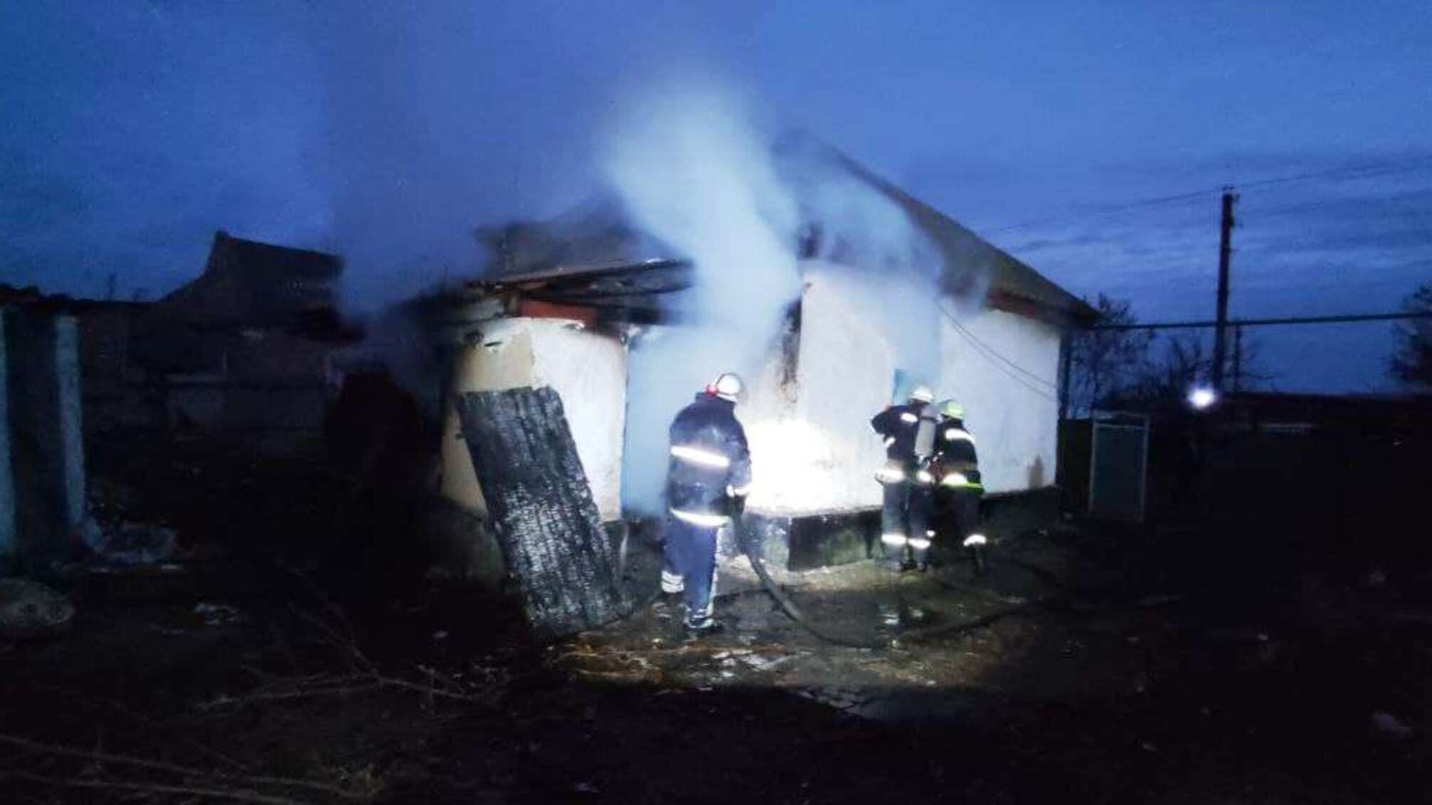 Запорізька область: внаслідок пожежі травмувався чоловік, ще один загинув