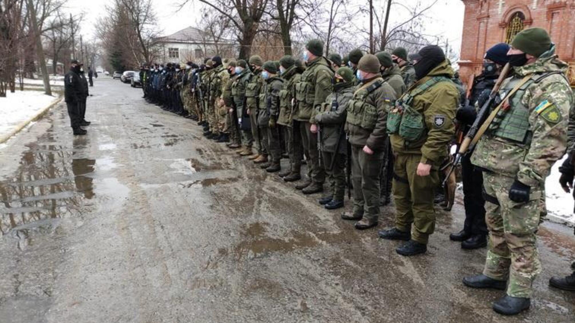 На Луганщині поліція провела відпрацювання м. Рубіжне