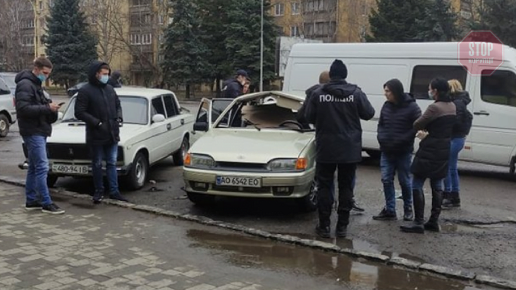 В Ужгороде прогремел взрыв в салоне автомобиля