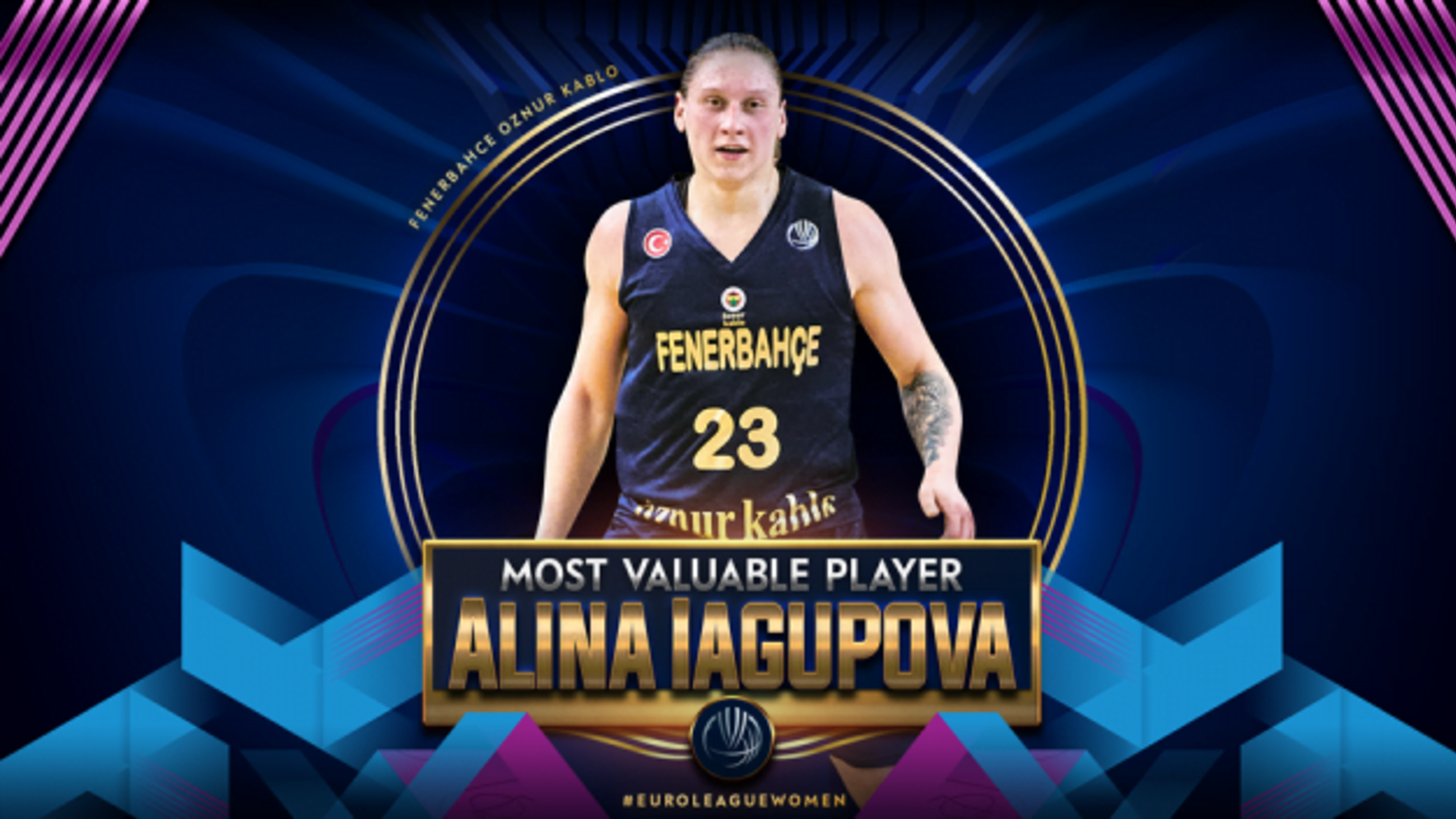Українку Ягупову вдруге поспіль визнали MVP баскетбольної Євроліги
