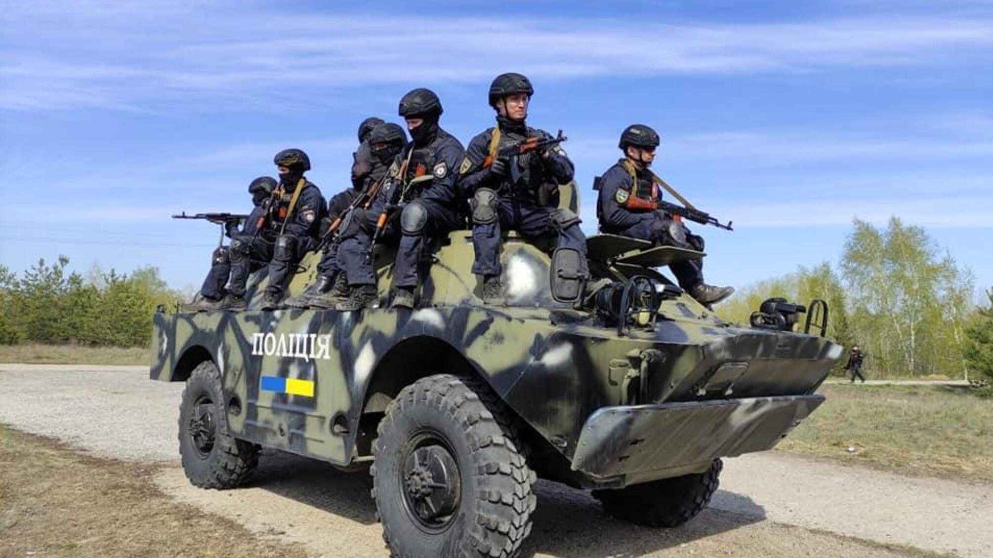 На Луганщині відбулись тактико-спеціальні навчання поліцейських