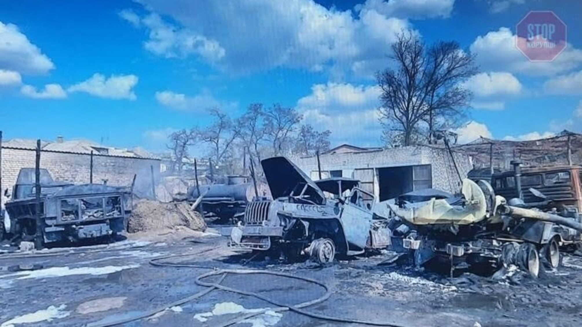 На Луганщина в воинской части ВСУ произошел пожар, есть пострадавший