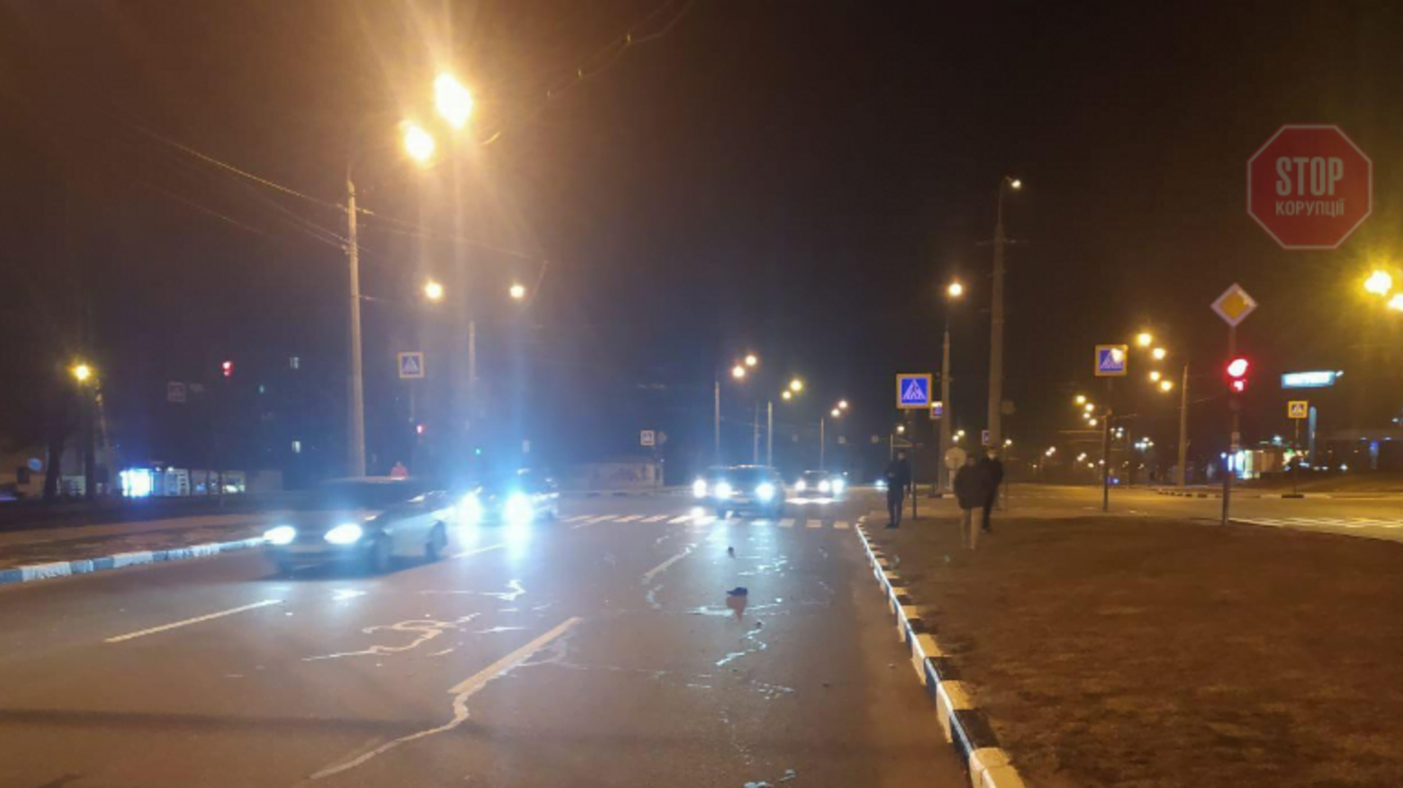 Перебігав дорогу на 'червоний': у Харкові легковик на смерть збив поліцейського