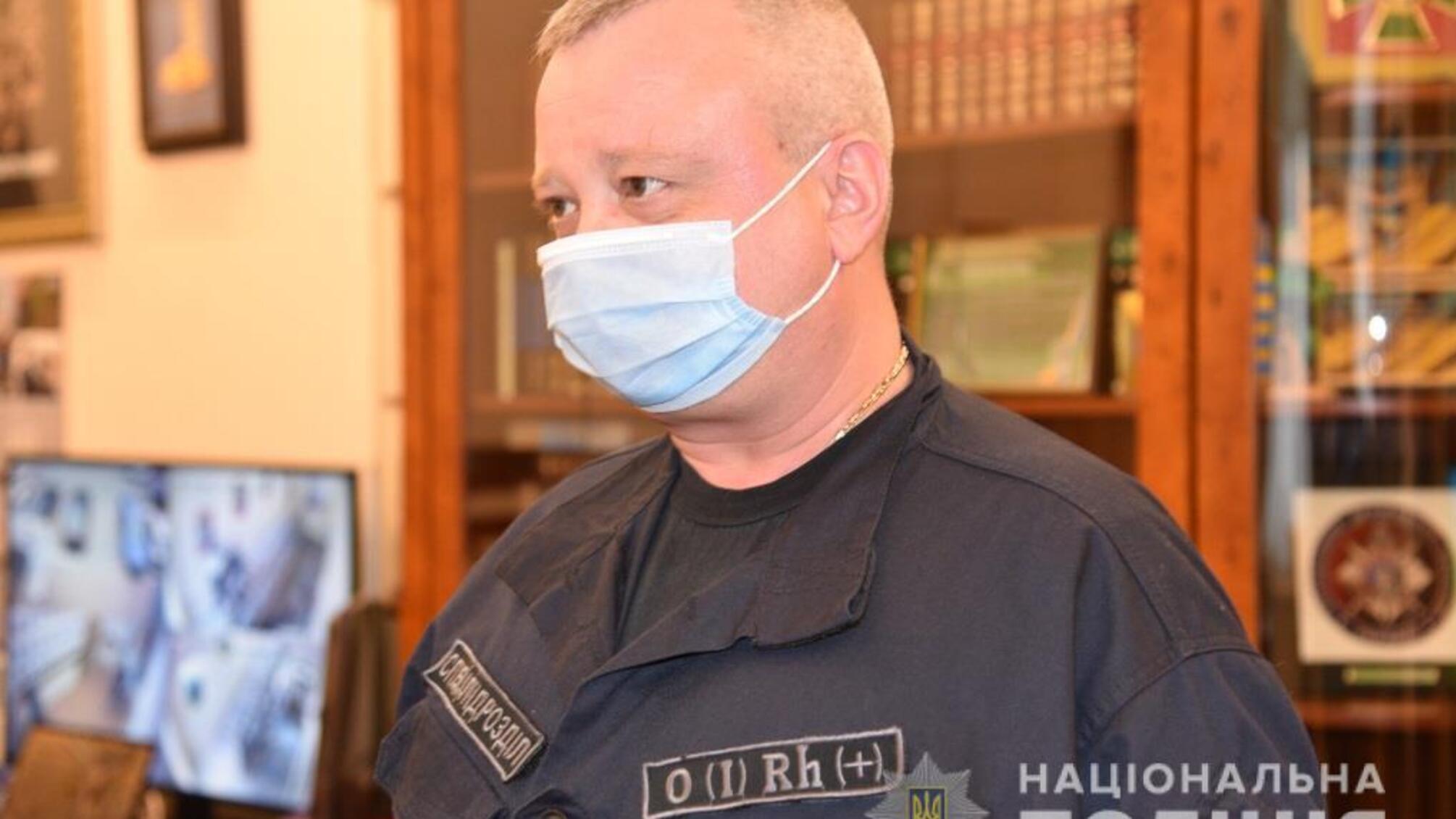 У главку поліції Одещини відзначили бійців спецпідрозділу «Шторм»