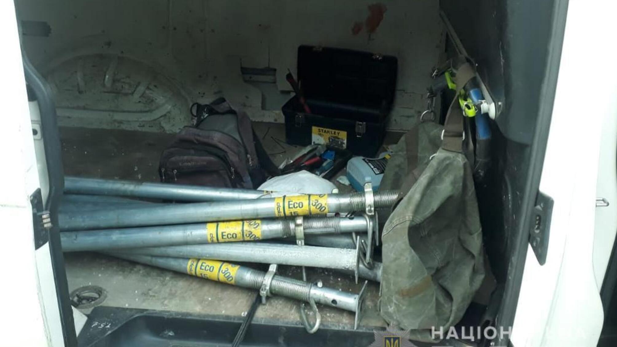 У Львові поліцейські затримали групу зловмисників, які 'спеціалізувались' на викраденні обладнання з будівництва