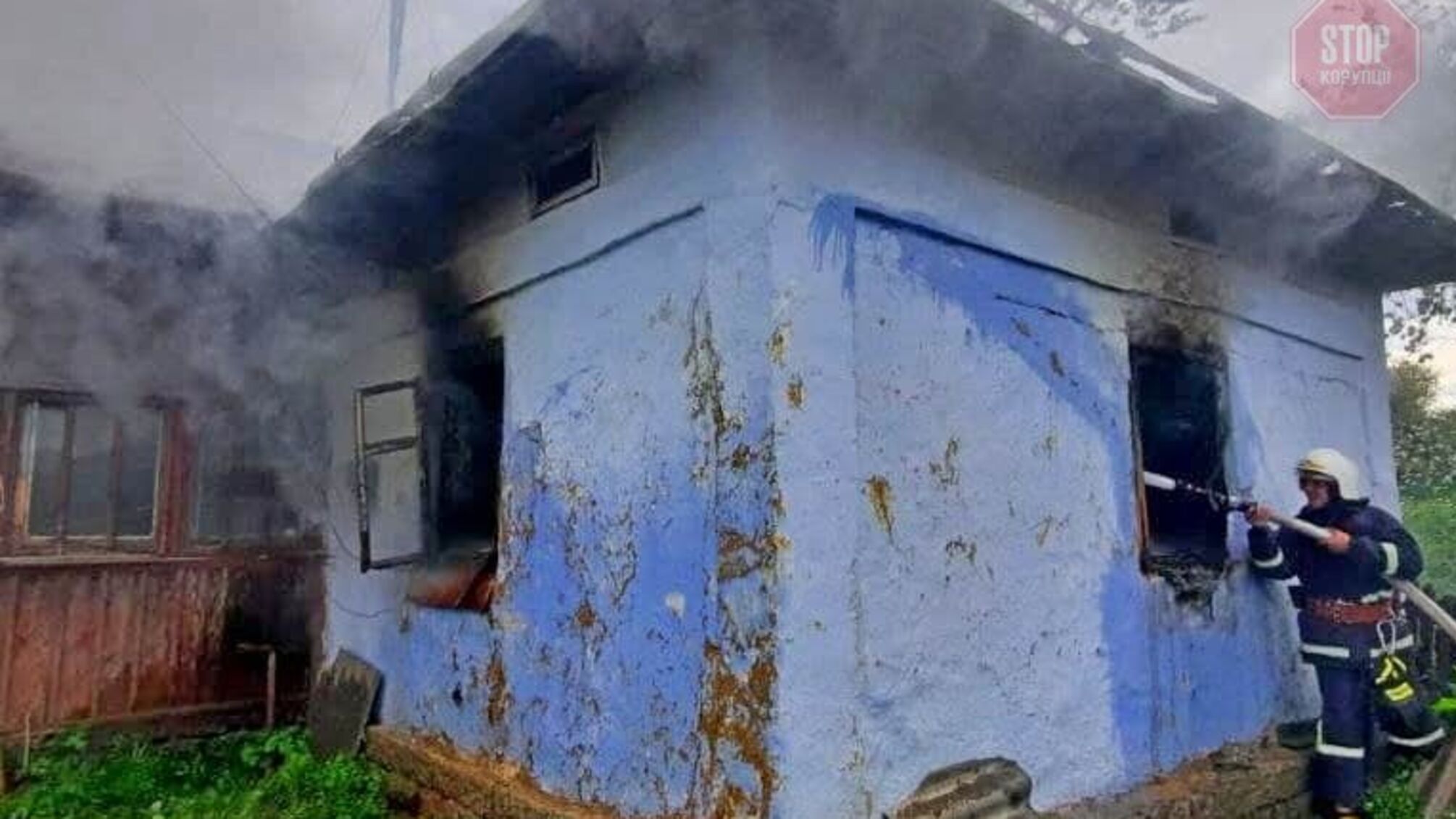 В Тернопольской области мужчина заживо сгорел в собственном доме (фото)