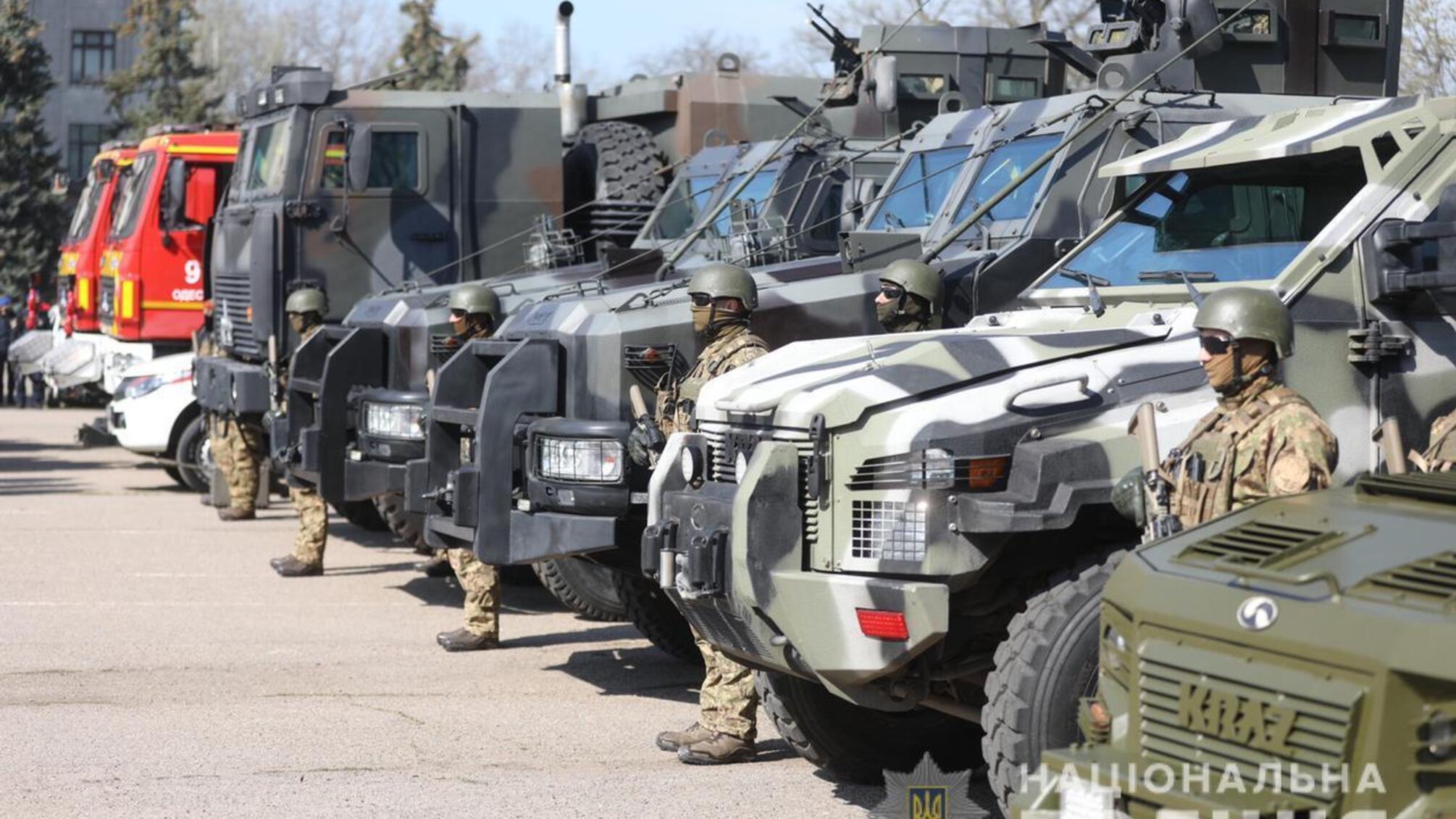 На охорону публічної безпеки і порядку в Одесі 1-2 травня заступили понад дві з половиною тисячі правоохоронців