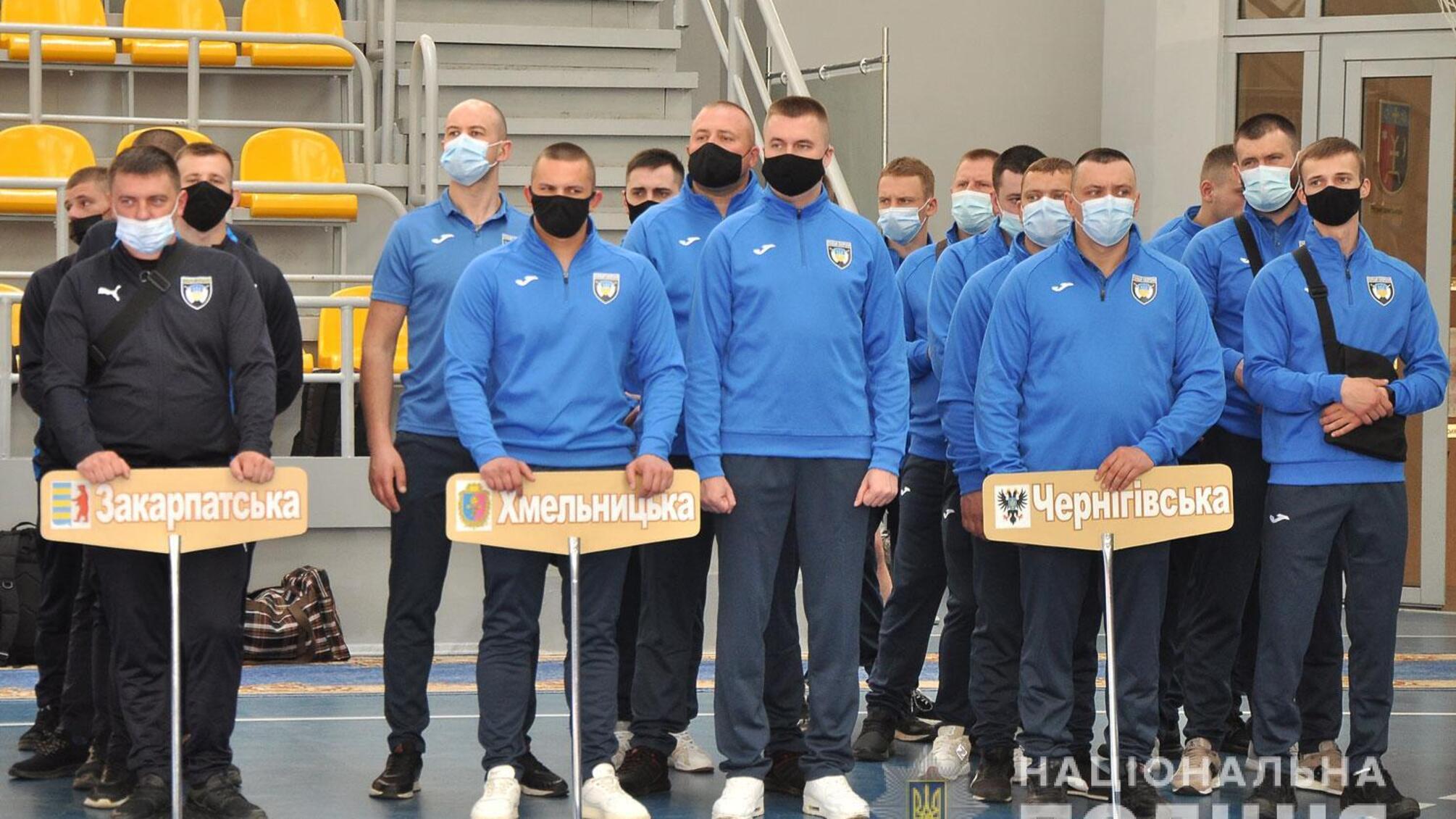 На Полтавщині в чемпіонаті поліції охорони з боротьби самбо перемогла команда з Київщини