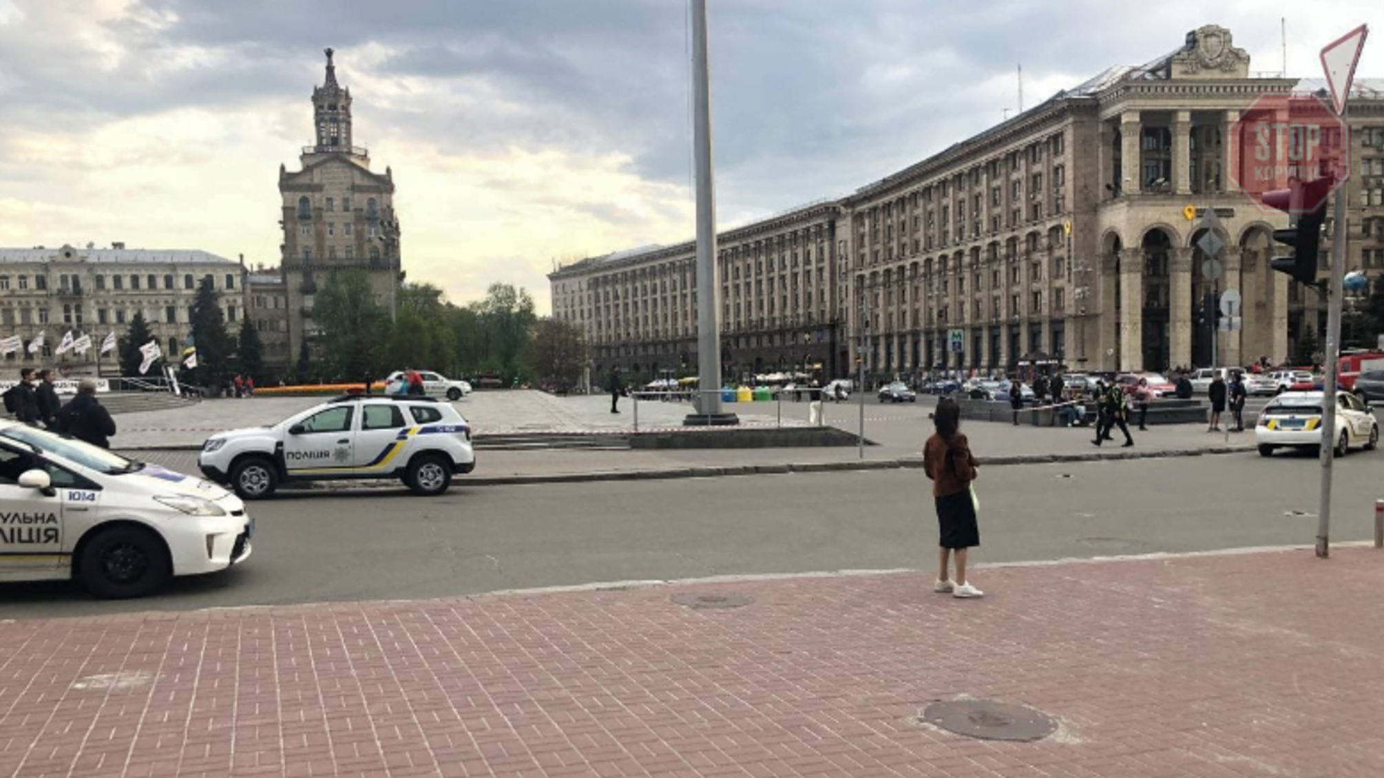 В столице правоохранители перекрыли Майдан Независимости