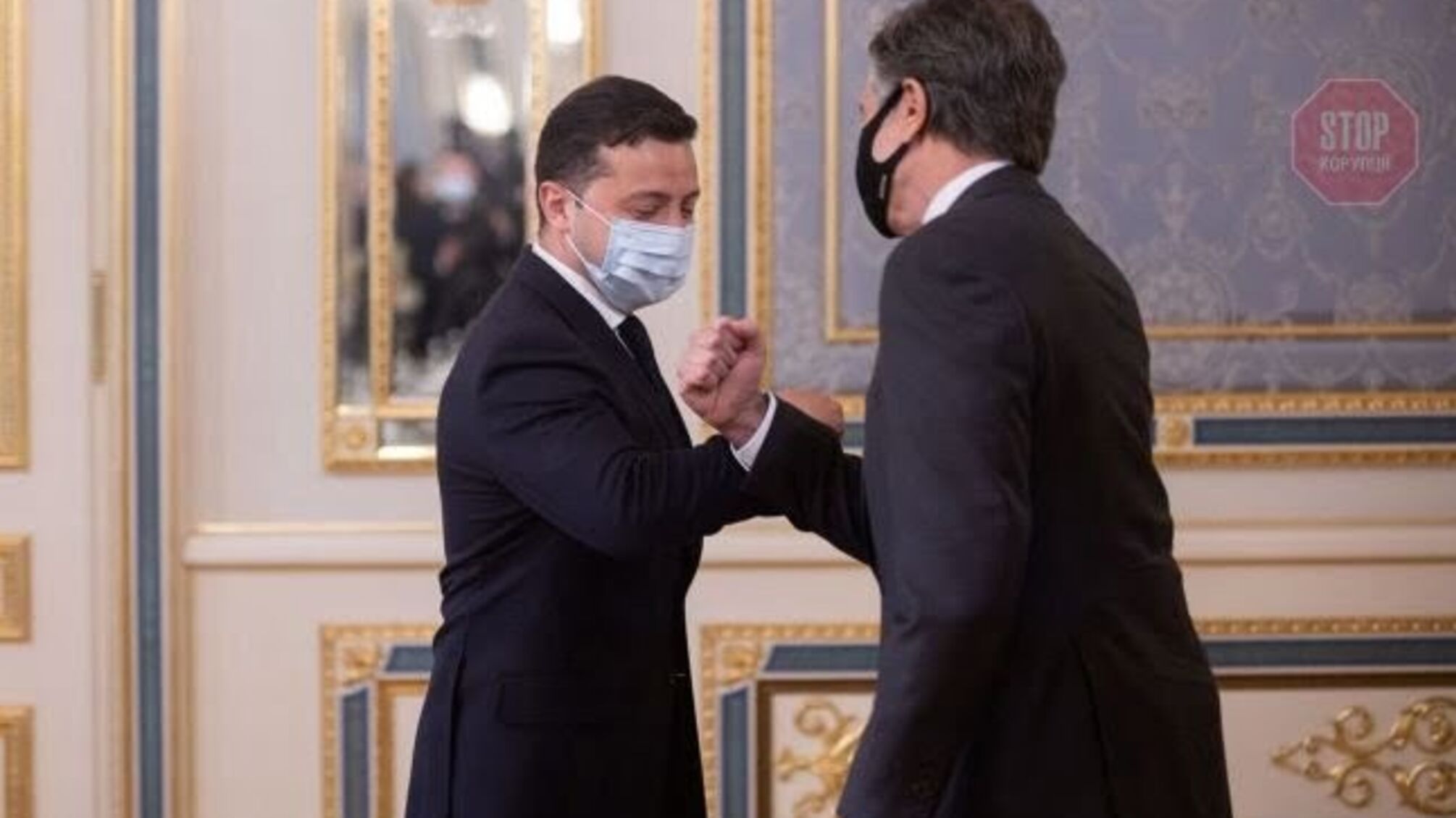 В Киеве началась встреча президента Зеленского и Блинкена