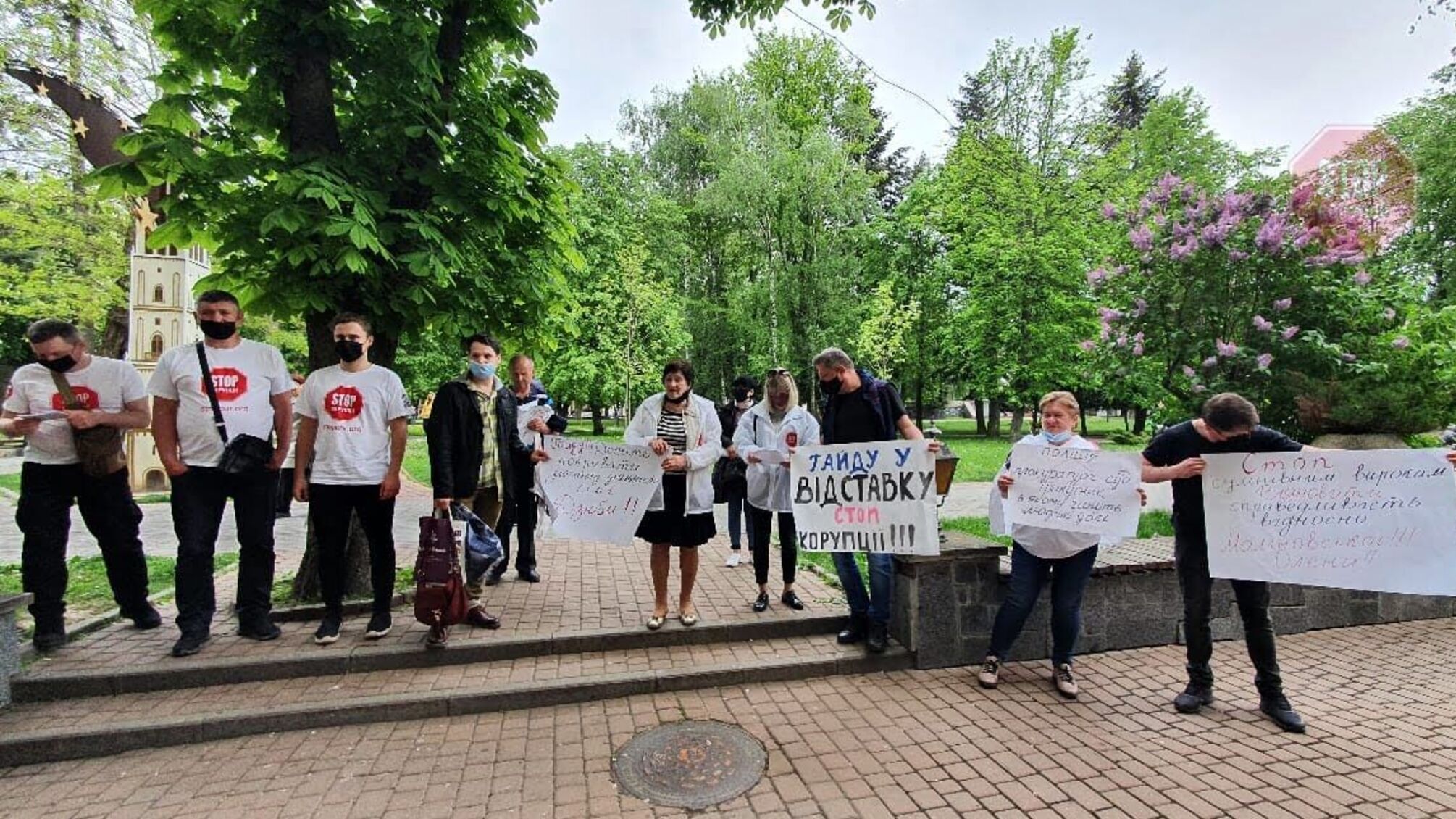 70% — корупціонери: у Вінниці мітингують проти корупції в судах