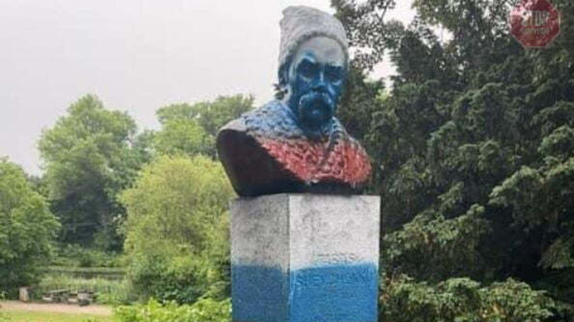 Вандализм памятника Шевченко в Копенгагене: полиция возбудила дело