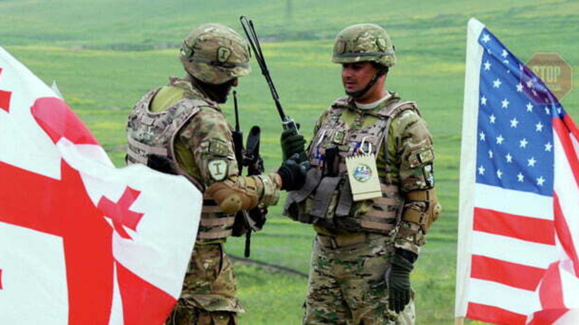 Украинских военных отправляют на учения НАТО в Грузии