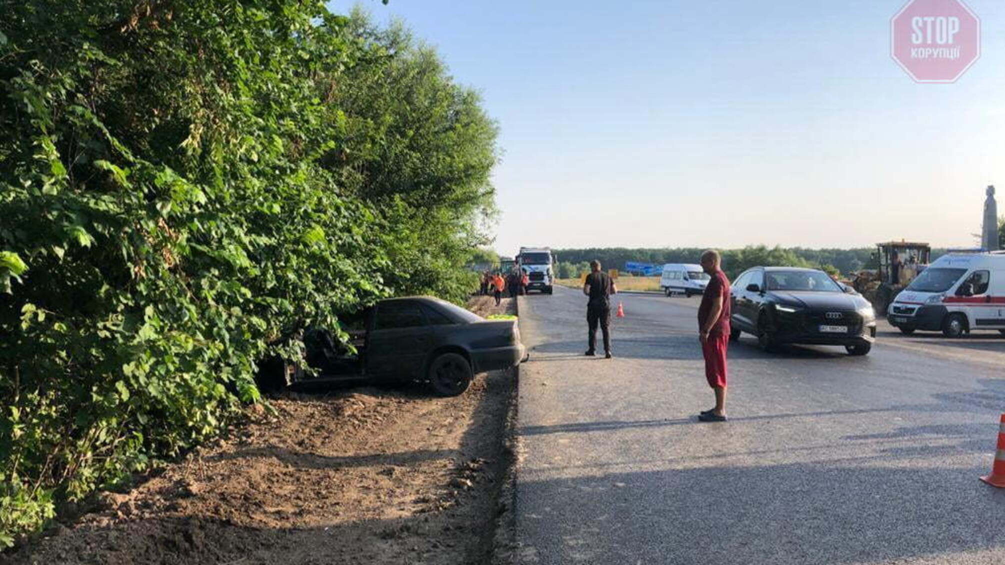 На Львівщині водій на смерть збив робітника, який ремонтував дорогу