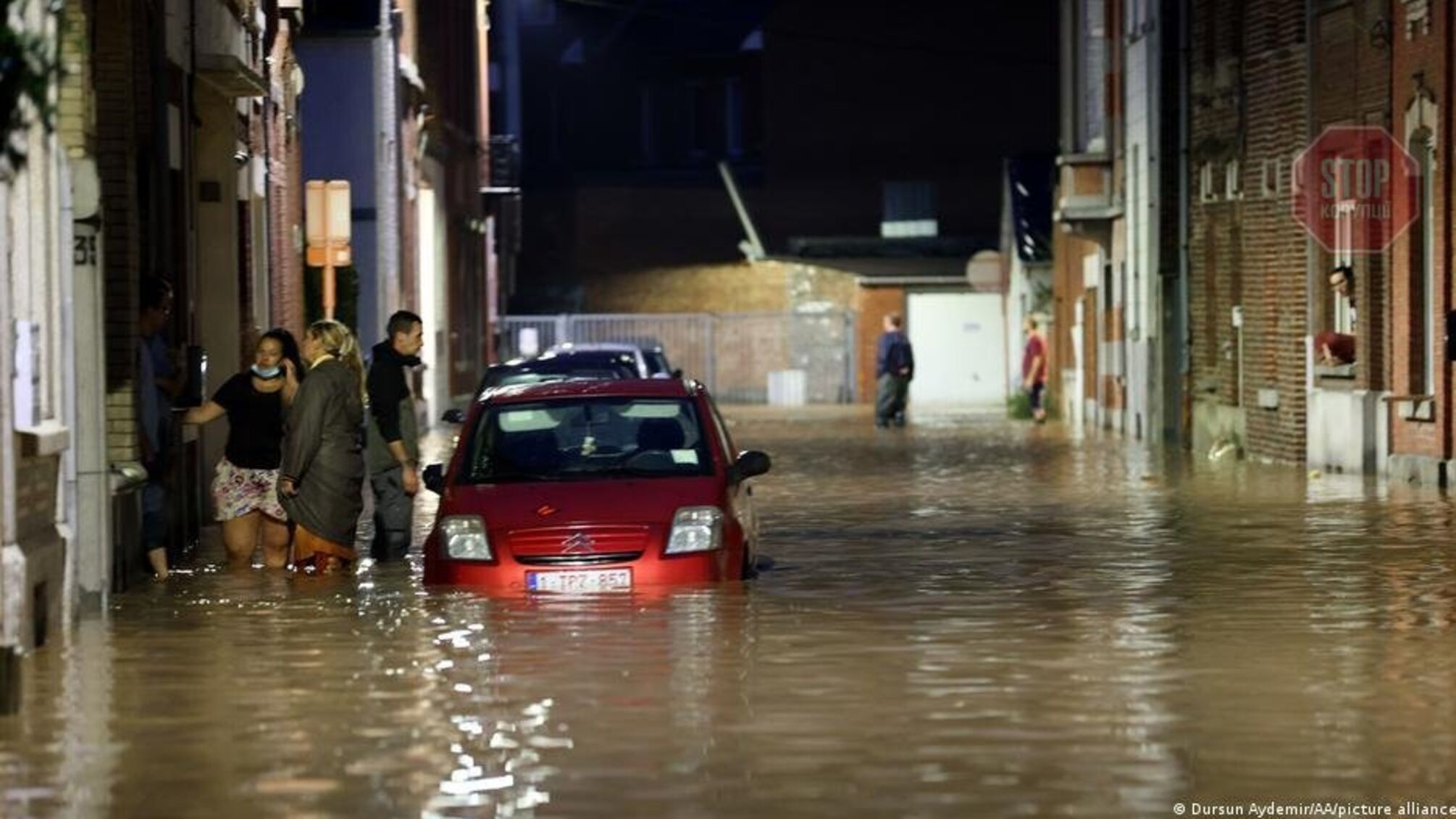 Бельгию накрыло новое наводнение (видео)