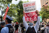 У Токіо пройшли протести проти Олімпіади