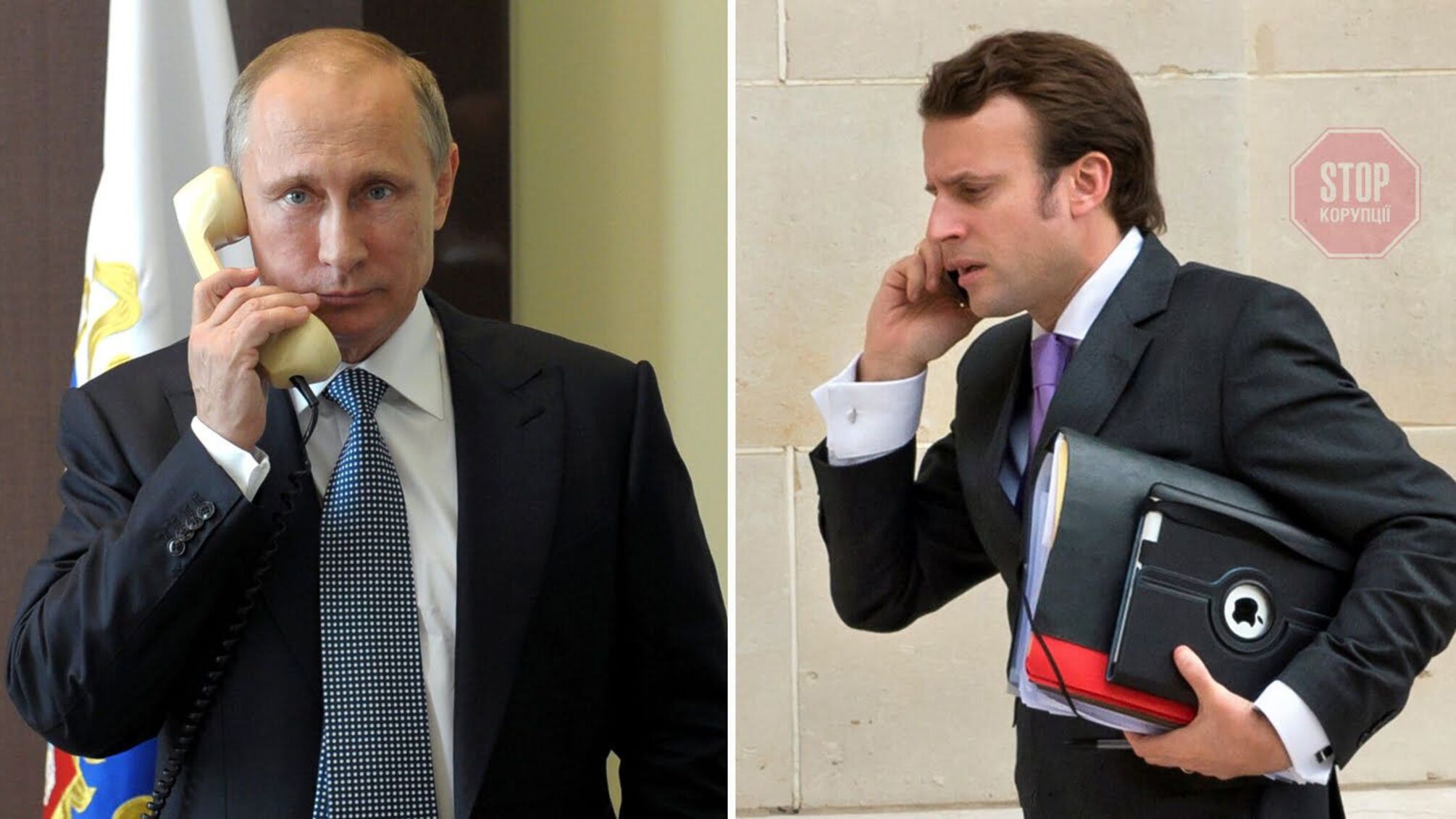 Путін та Макрон обговорили ситуацію в Україні та Європі