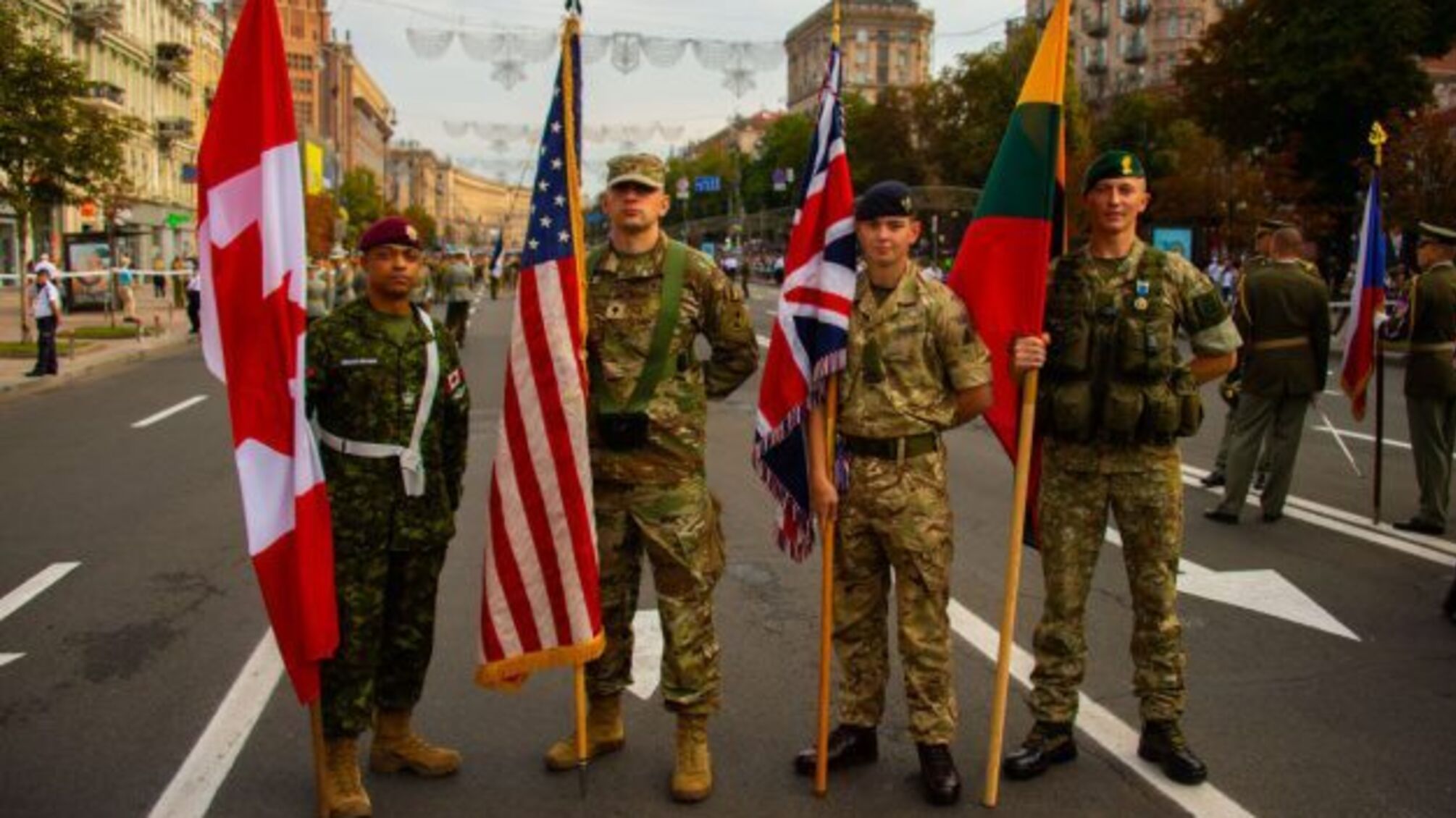 ЗСУ подякували іноземним військовим за участь в урочистостях до Дня Незалежності