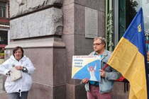 У Петербурзі затримали активістів, які влаштували акцію на честь Дня Незалежності України