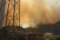 Лесные пожары в Турции: пламя приблизилось к теплоэлектростанции