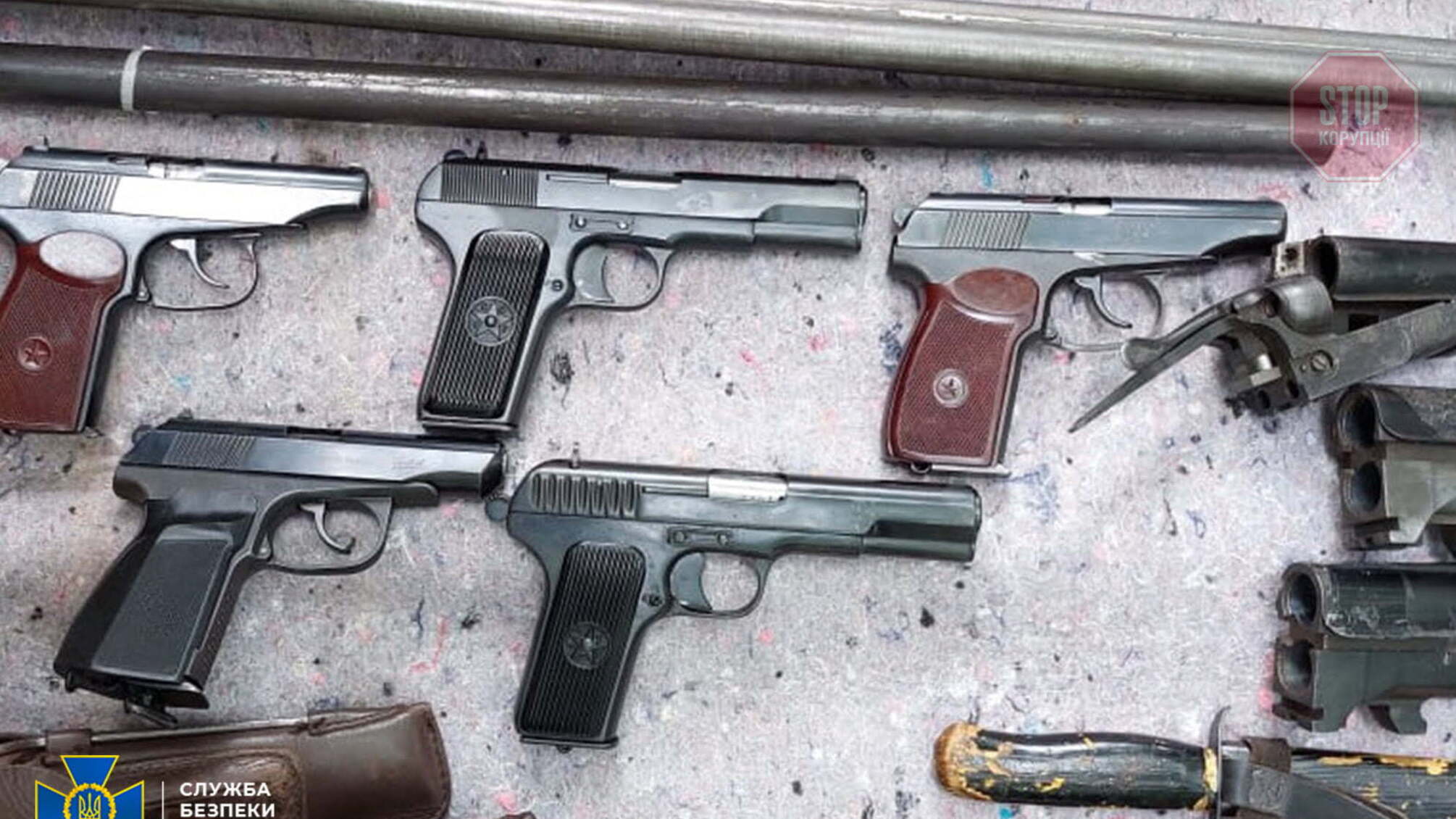 На Чернігівщині СБУ викрила підпільну майстерню з виготовлення вогнепальної зброї