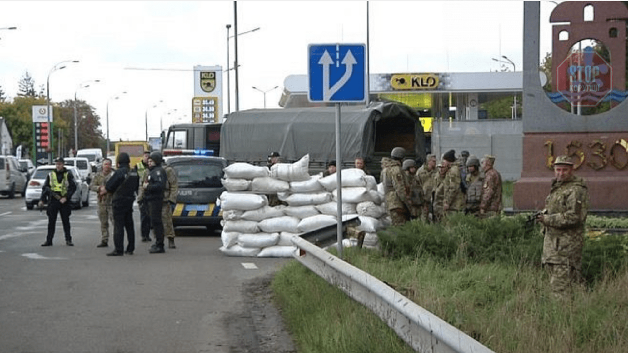 Стрельба в Броварах: слышны выстрелы и взрывы (фото, видео)