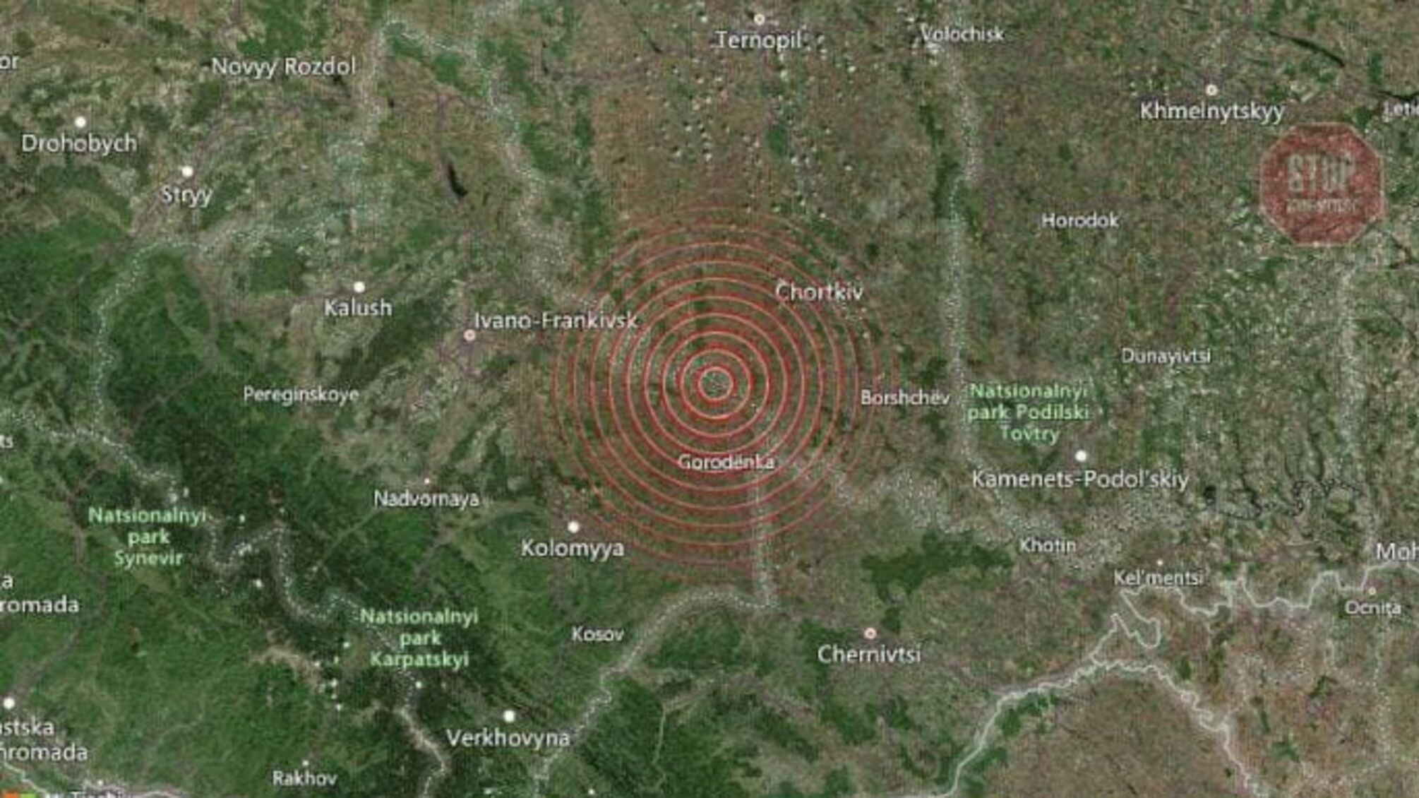 Землетрус в Україні: поштовхи відчувалися на відстані 100 км