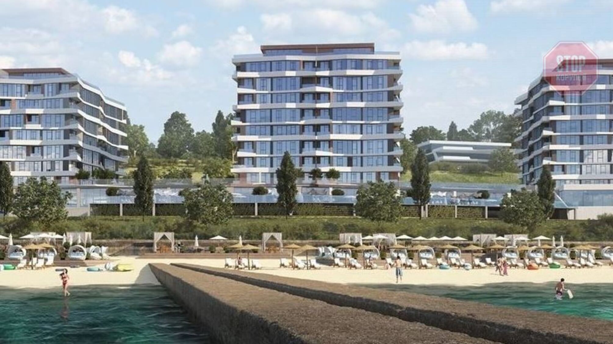 В Одесі забудовник, змовившись із «Київміськбудом», незаконно звів ЖК «Costa Fontana»