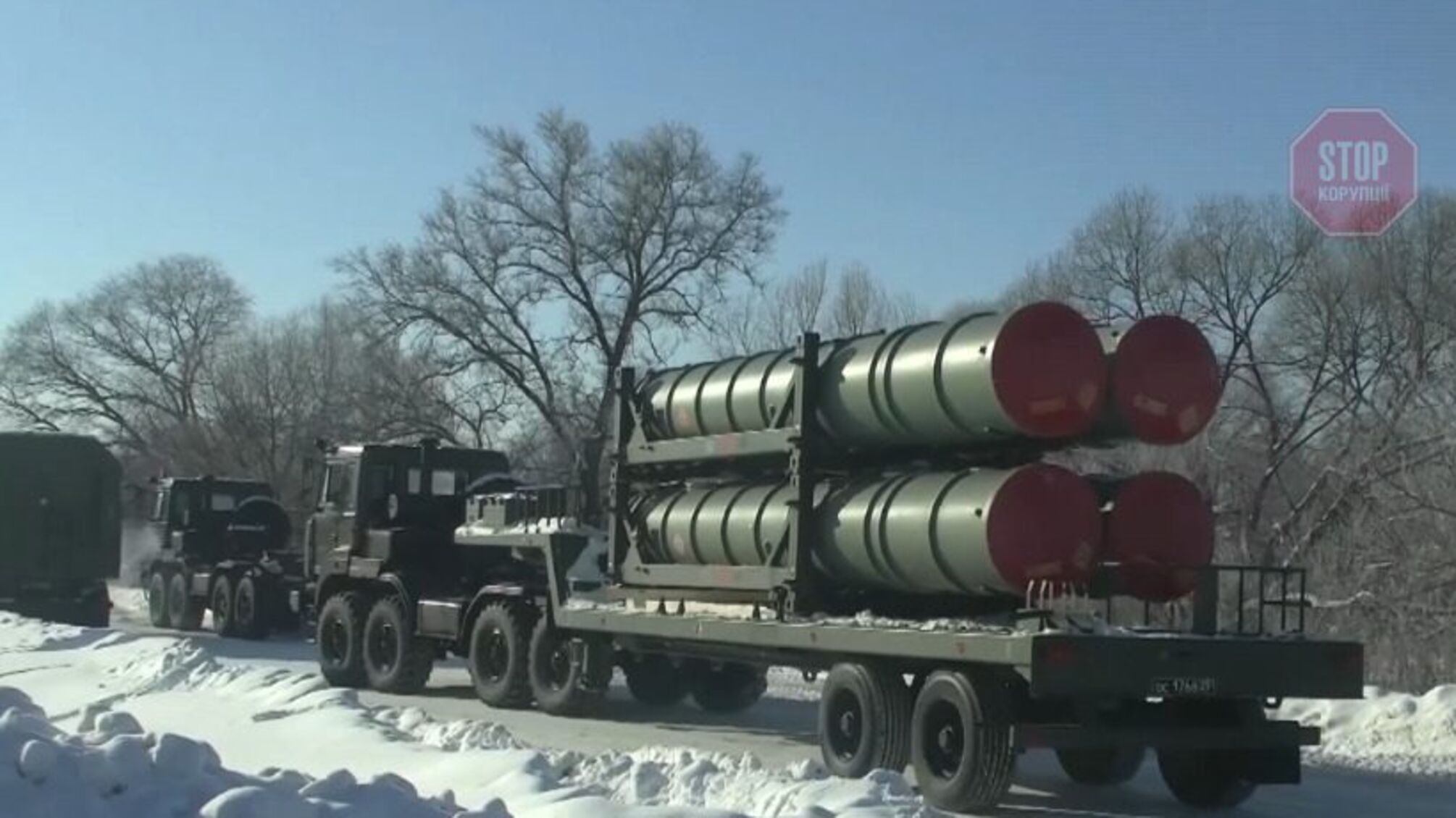 В Беларусь из РФ направили два дивизиона С-400 (видео)