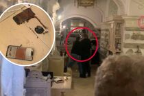В киевском ресторане избили журналиста «СтопКора»: телефон, камера и микрофон – тоже уничтожены (видео)