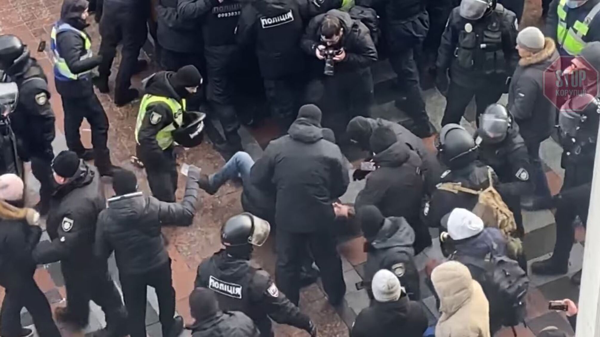 Мітинги під ВРУ: правоохоронці затримали лідера ФОПів (відео)