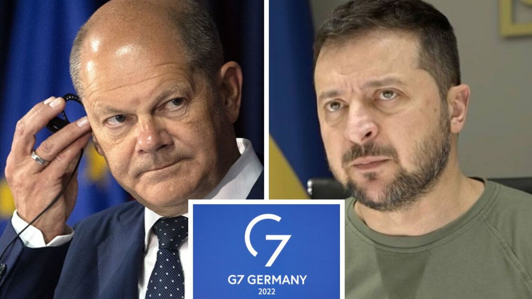 Шольц и Зеленский