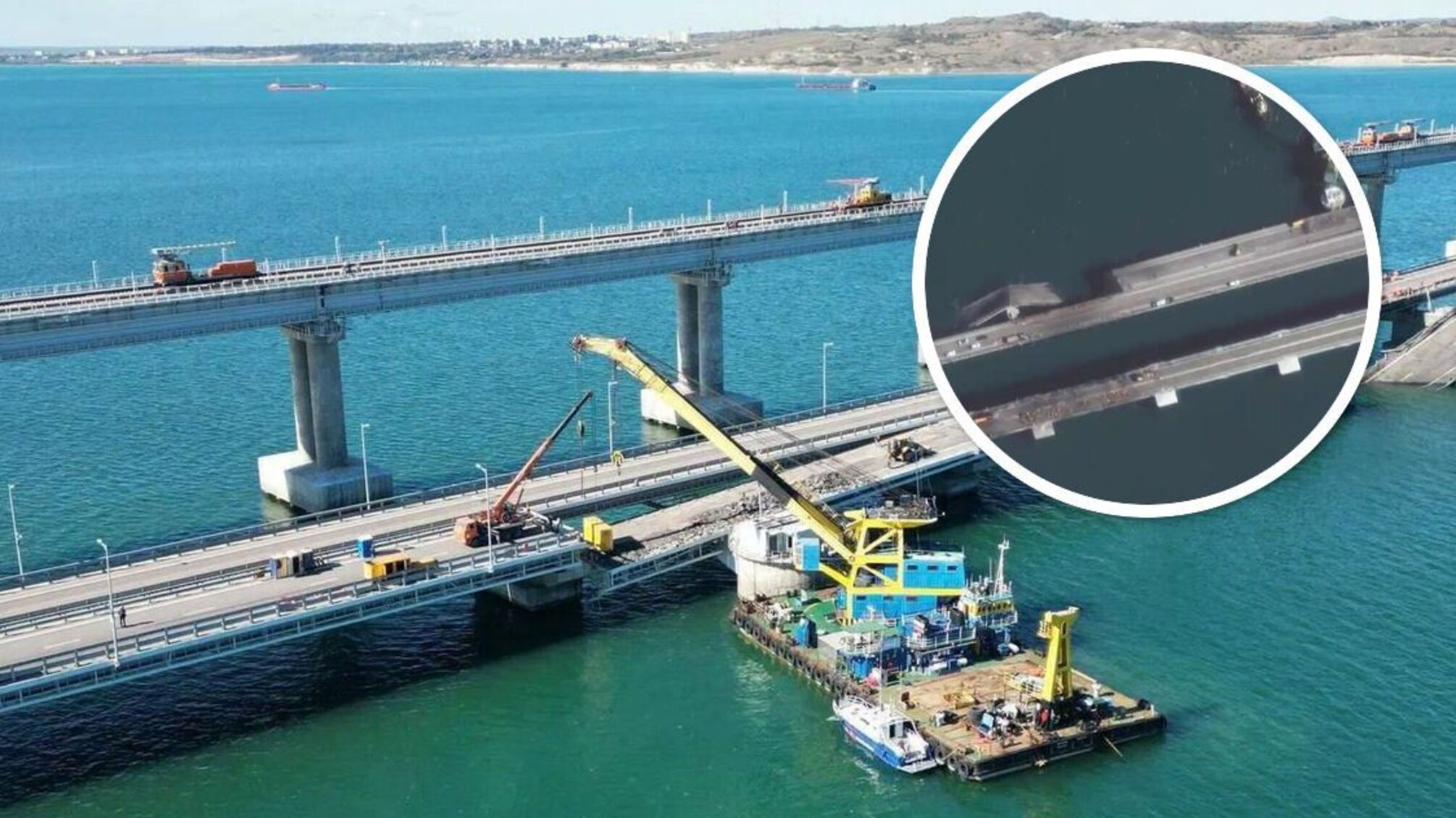 З'явились нові знімки Кримського мосту