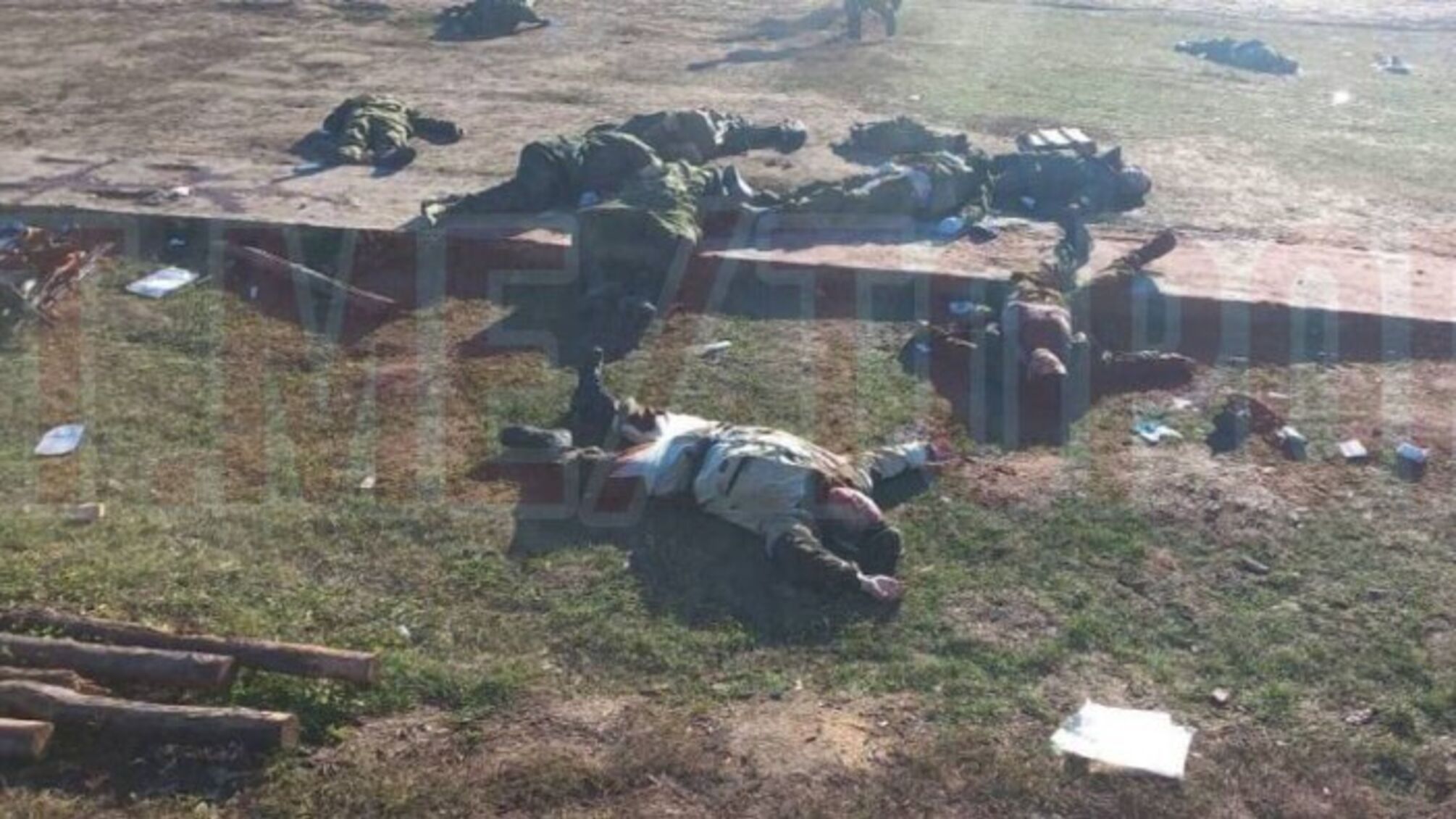русские солдаты расстреляли своих мобилизованных людей