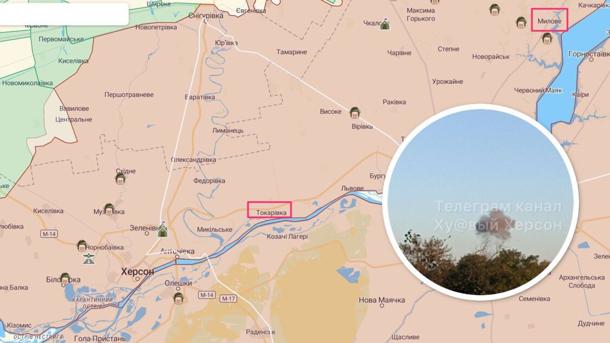 На Херсонщине сегодня снова было шумно