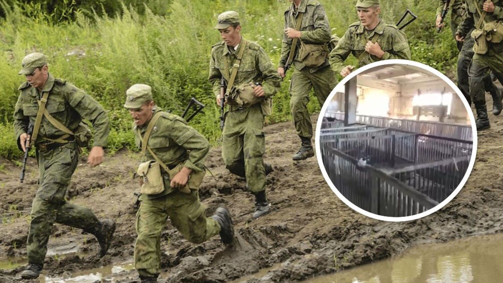 ЗСУ опублікували кадри з казарми росіян: облаштувались у свинарнику (відео)