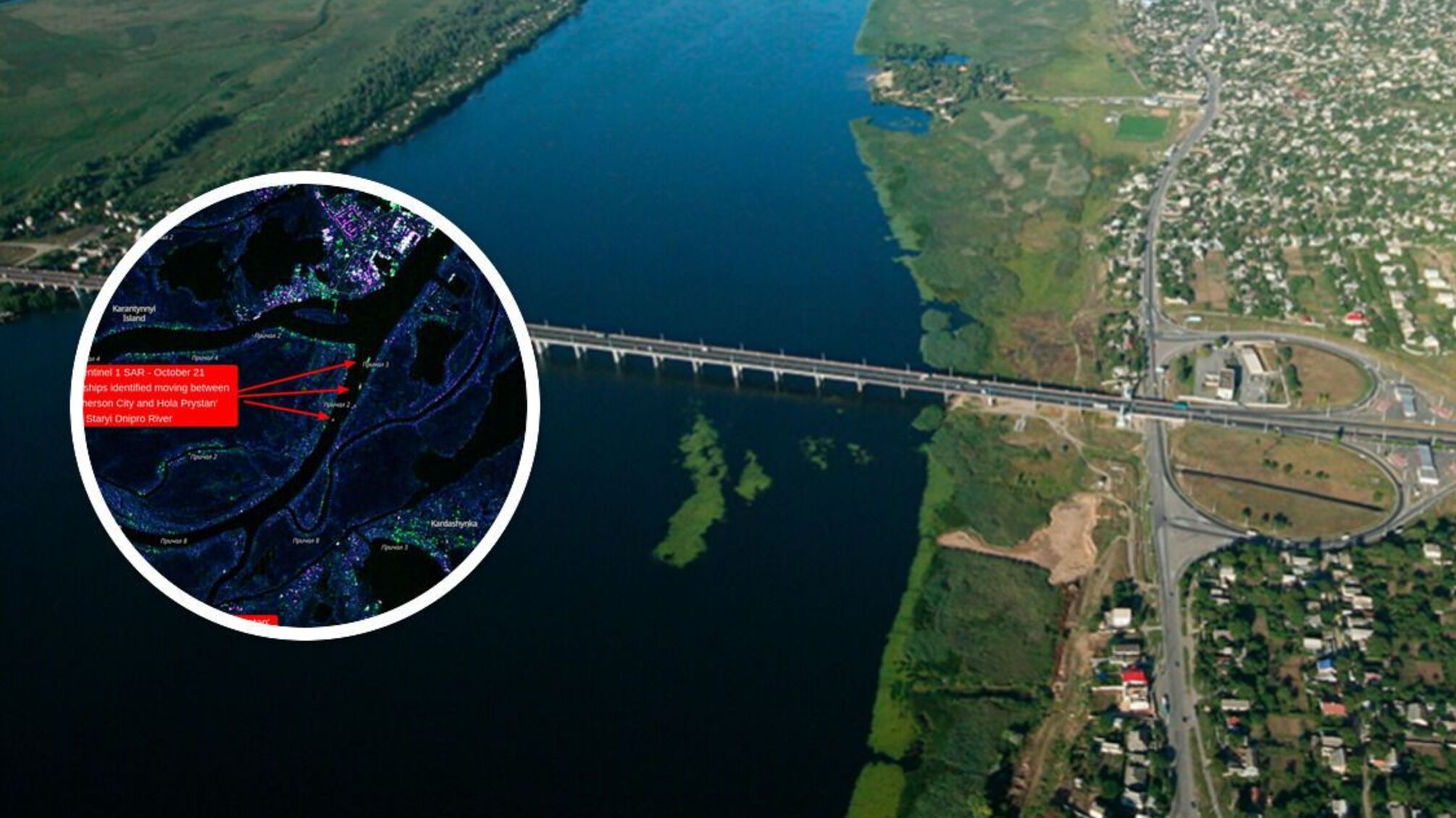 Оккупанты активизировали речную навигацию на Херсонщине