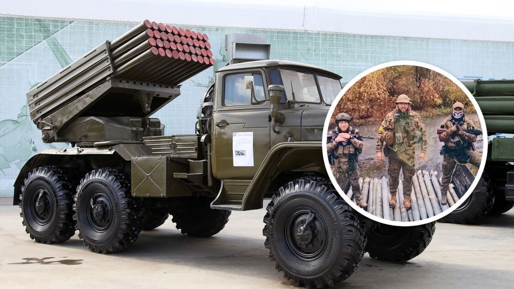 Бойцы ВСУ 'достали' грузовик рф, наполненный снарядами для 'Градов' (видео)