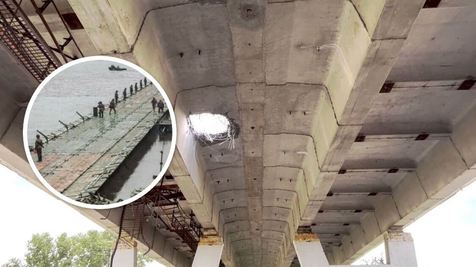 переправа у Антоновского моста