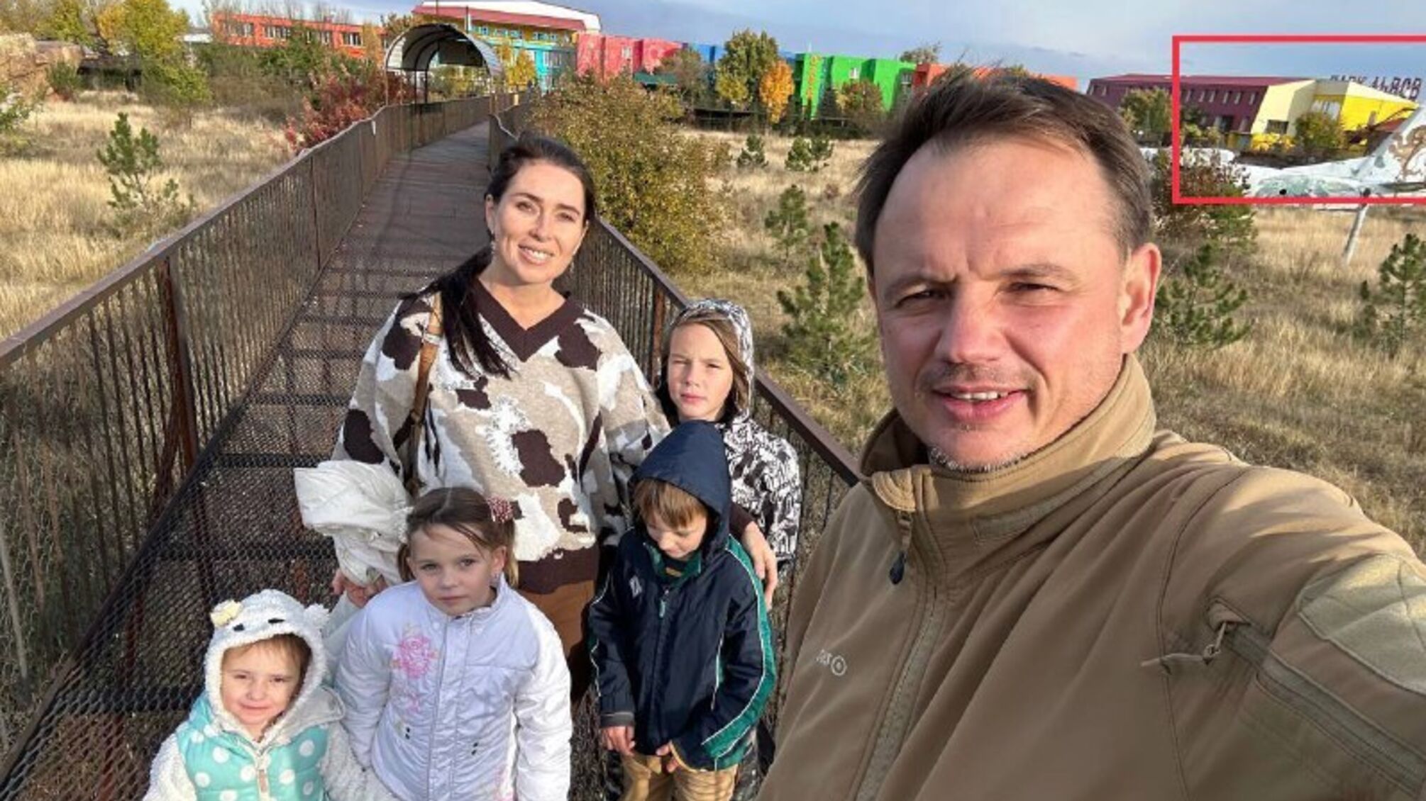 так званий очільник Херсону, Кирило Стрємоусов зі своєю сім'єю, в Криму