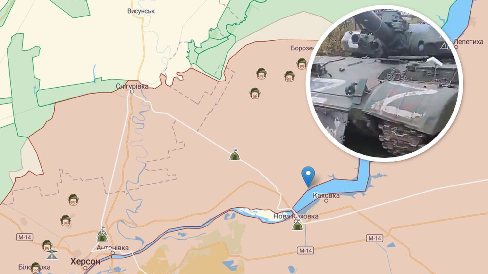 ВСУ затрофеили в Херсонской области несколько российских танков