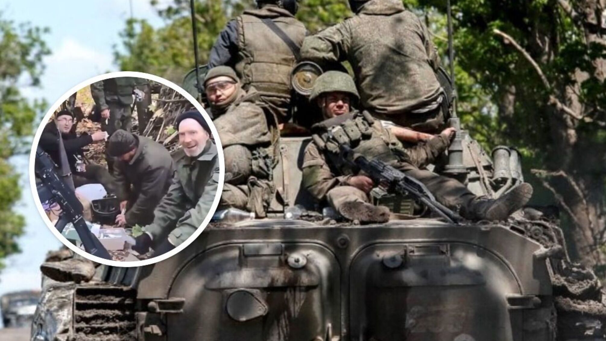 'Бойцы' Кантемировской дивизии рф показали, как живут на фронте: блиндажей нет, но есть шалаш (видео)