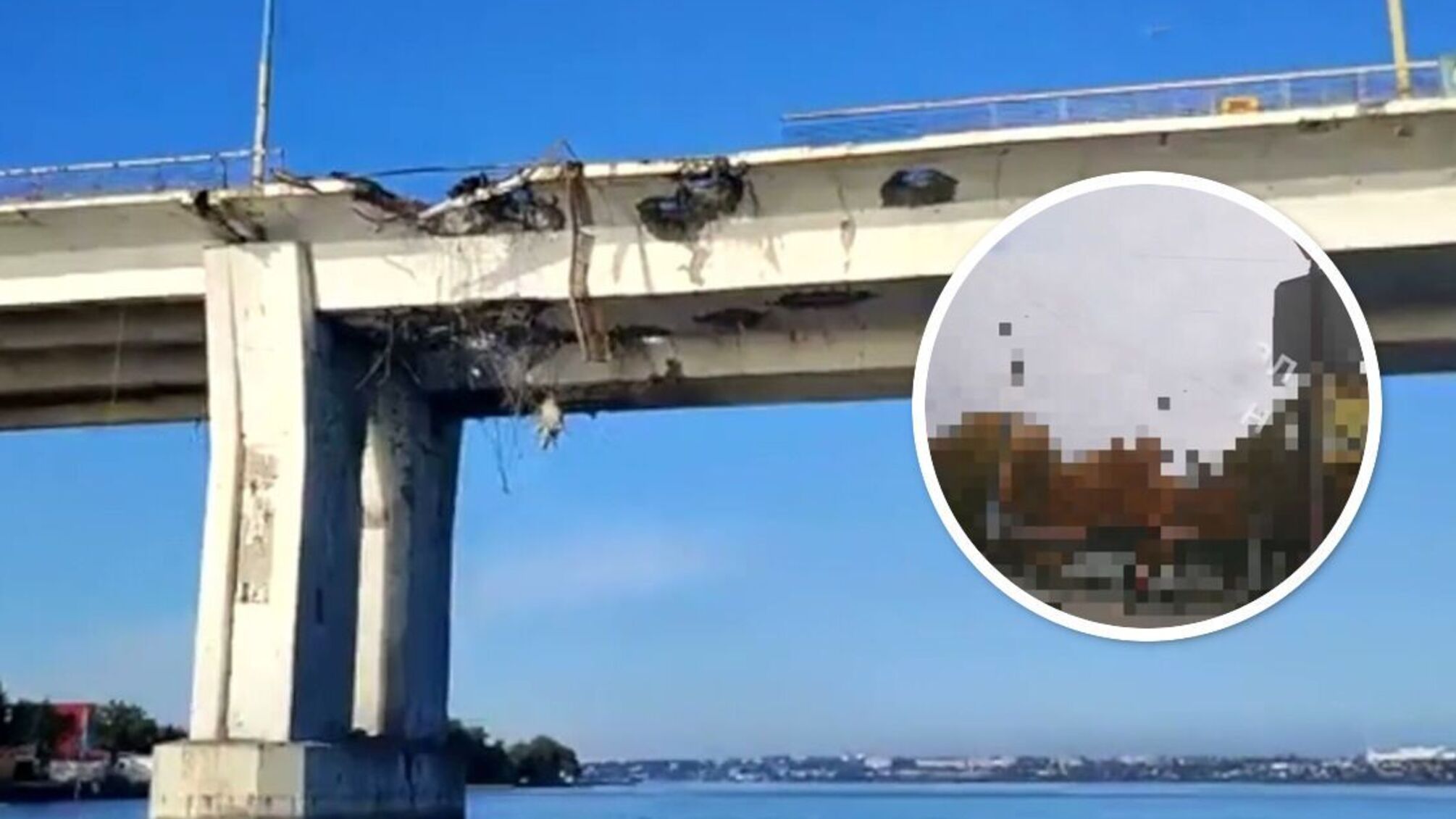 Антонівський міст біля Херсону