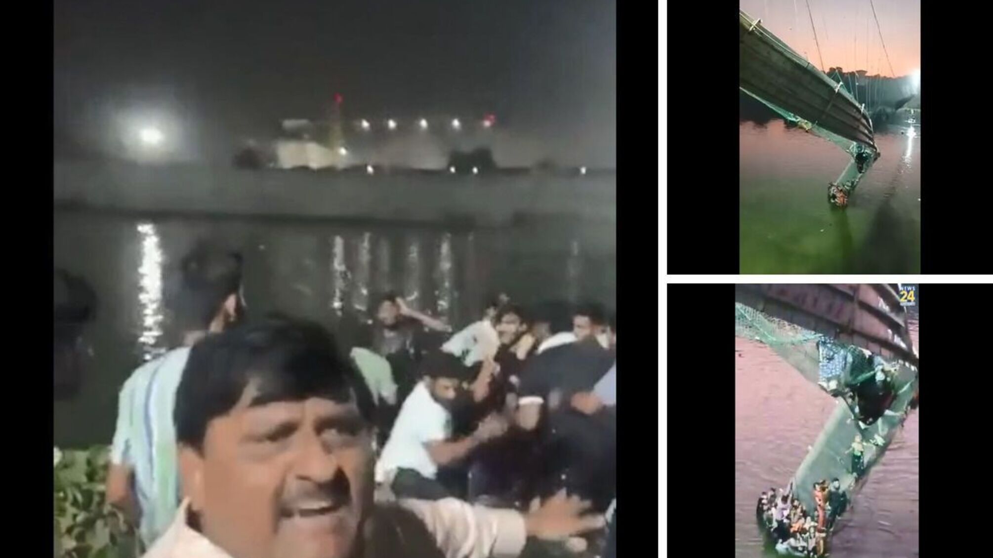 В Индии обрушился пешеходный мост: погибли минимум 40 человек