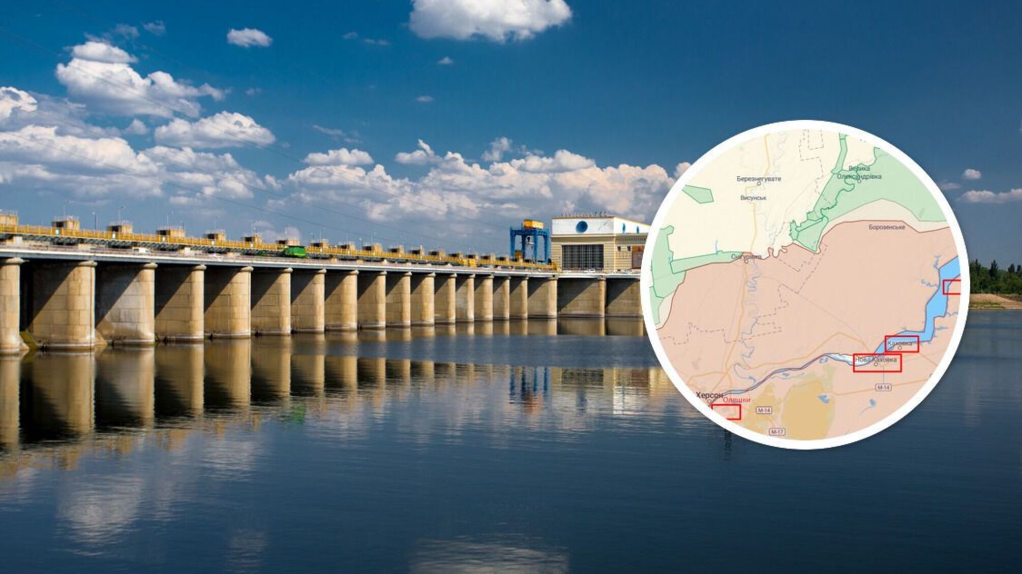 Каховская ГЭС Херсонской области