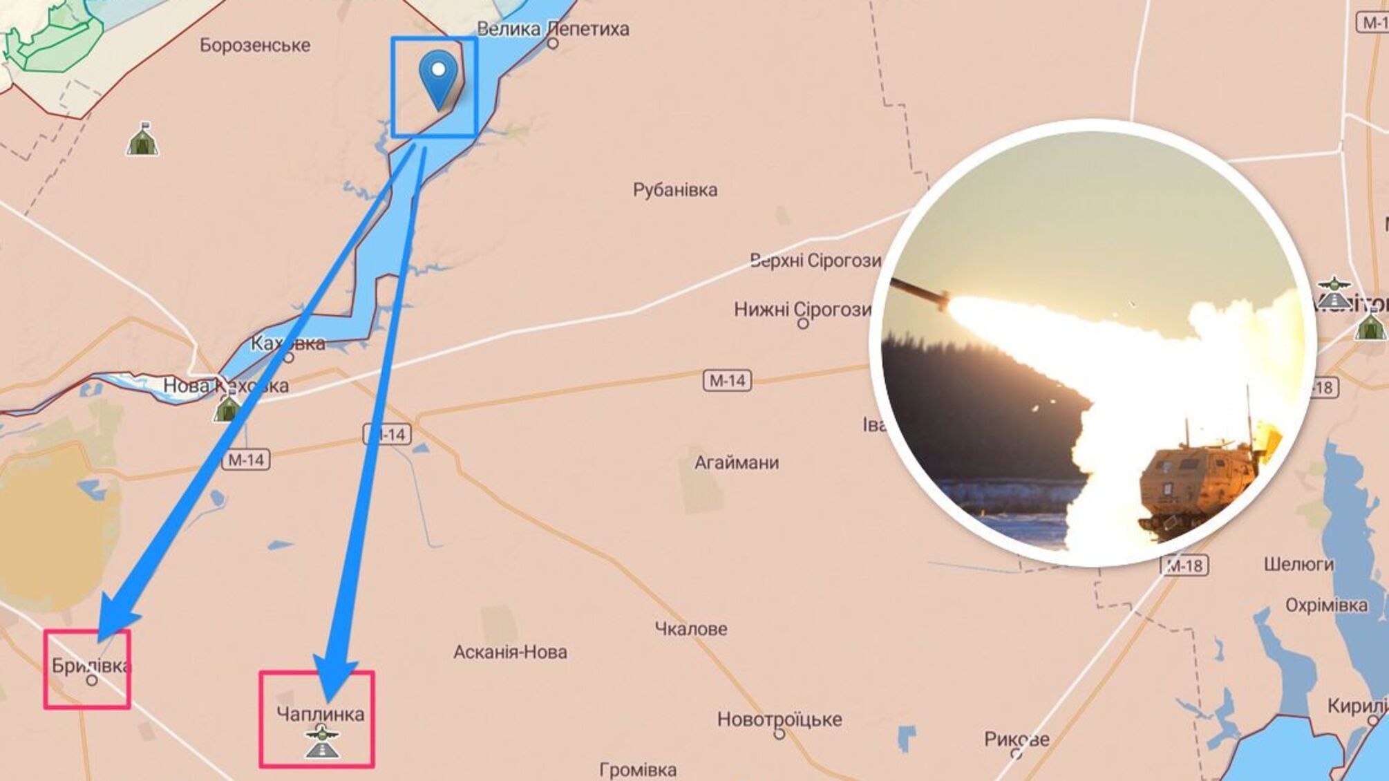 ВСУ 'накрыли' позиции россиян в Качкаровке на Херсонщине: почему этот пункт важен для логистики