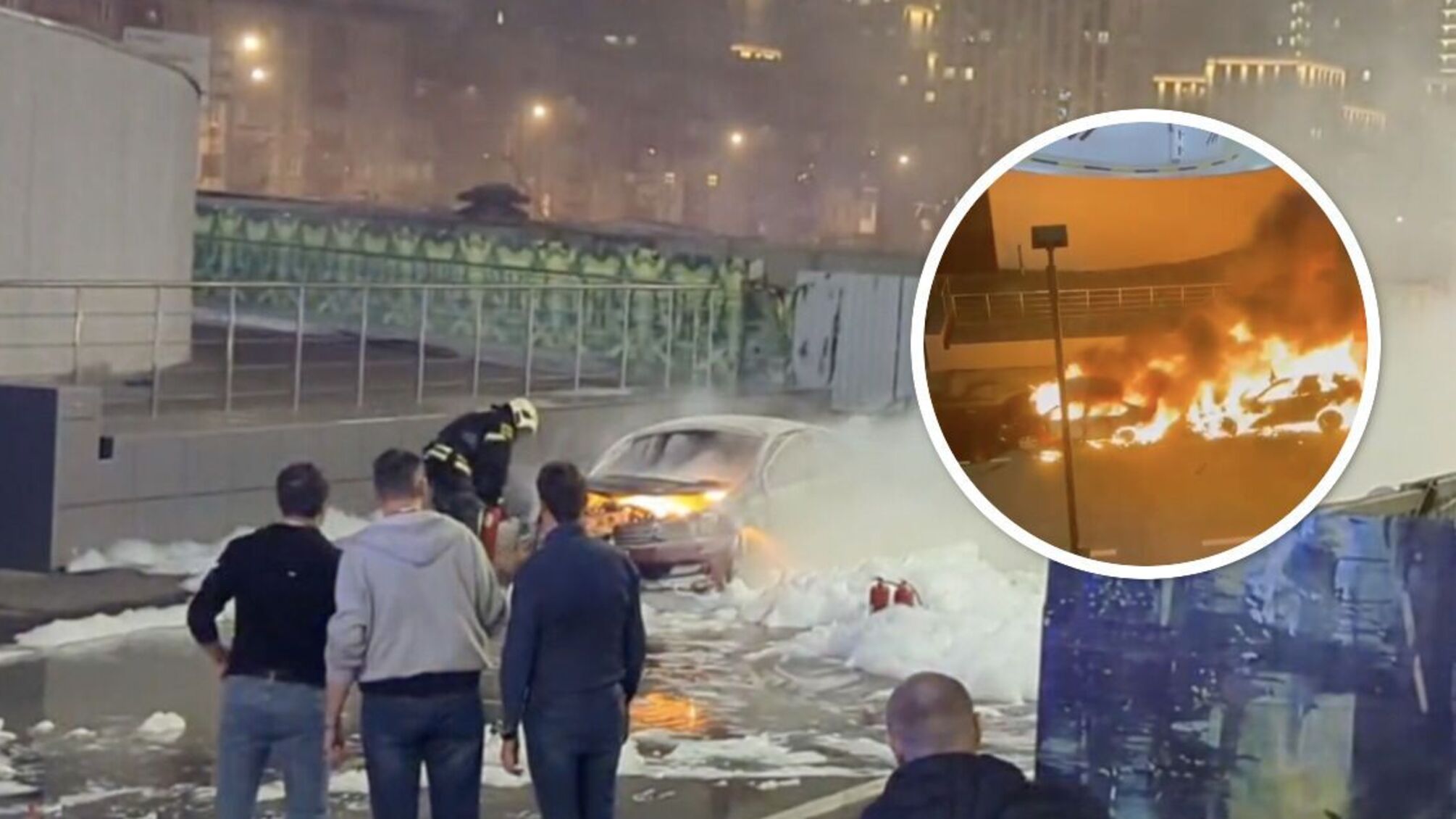 Взрывы в центре москвы: мужчина поджег несколько автомобилей, выкрикивая антивоенные лозунги (видео)