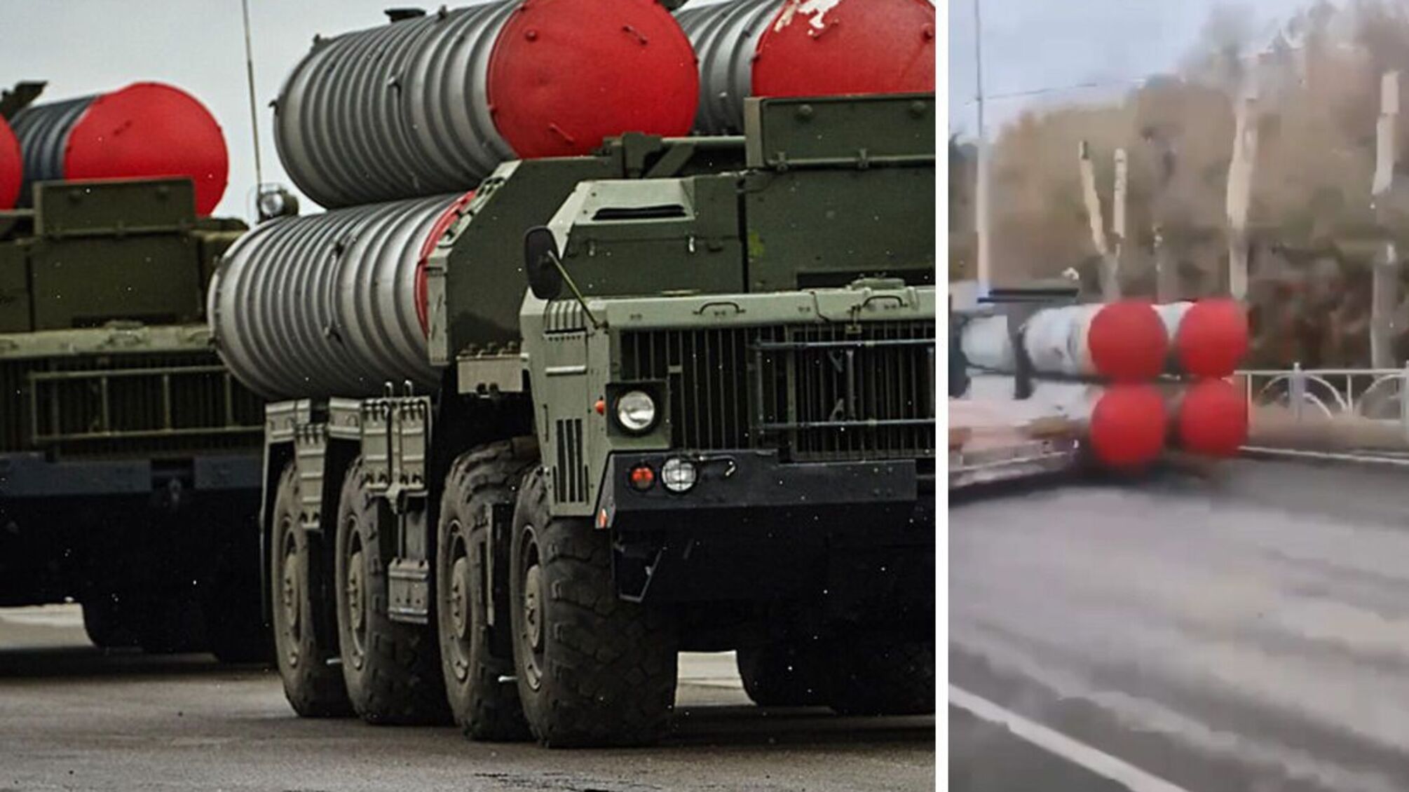 В рф возле Екатеринбурга 'потеряли' ракеты С-300: снаряды выпали прямо на дорогу (видео)