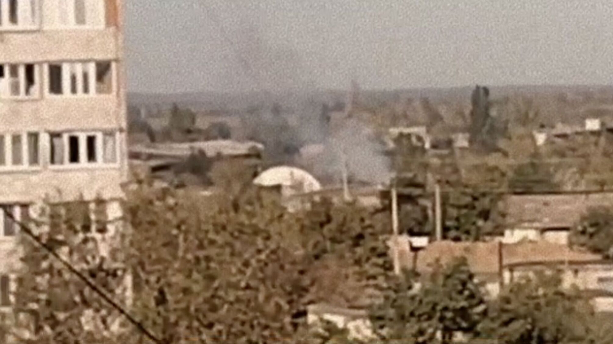 У Маріуполі партизани підпалили базу російських офіцерів-окупантів (відео)